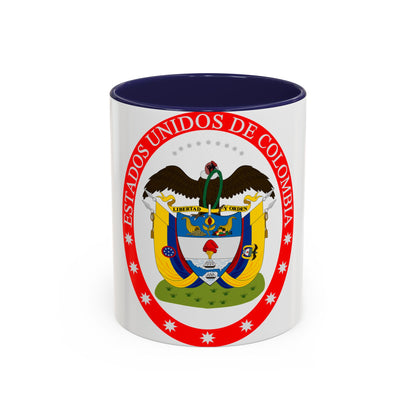 Coat of arms of the United States of Colombia - Accent Coffee Mug