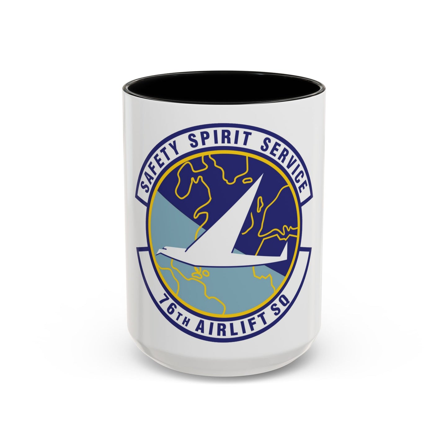 76th Airlift Squadron (U.S. Air Force) Accent Coffee Mug