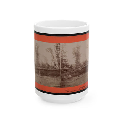 A Block House 001 (U.S. Civil War) White Coffee Mug