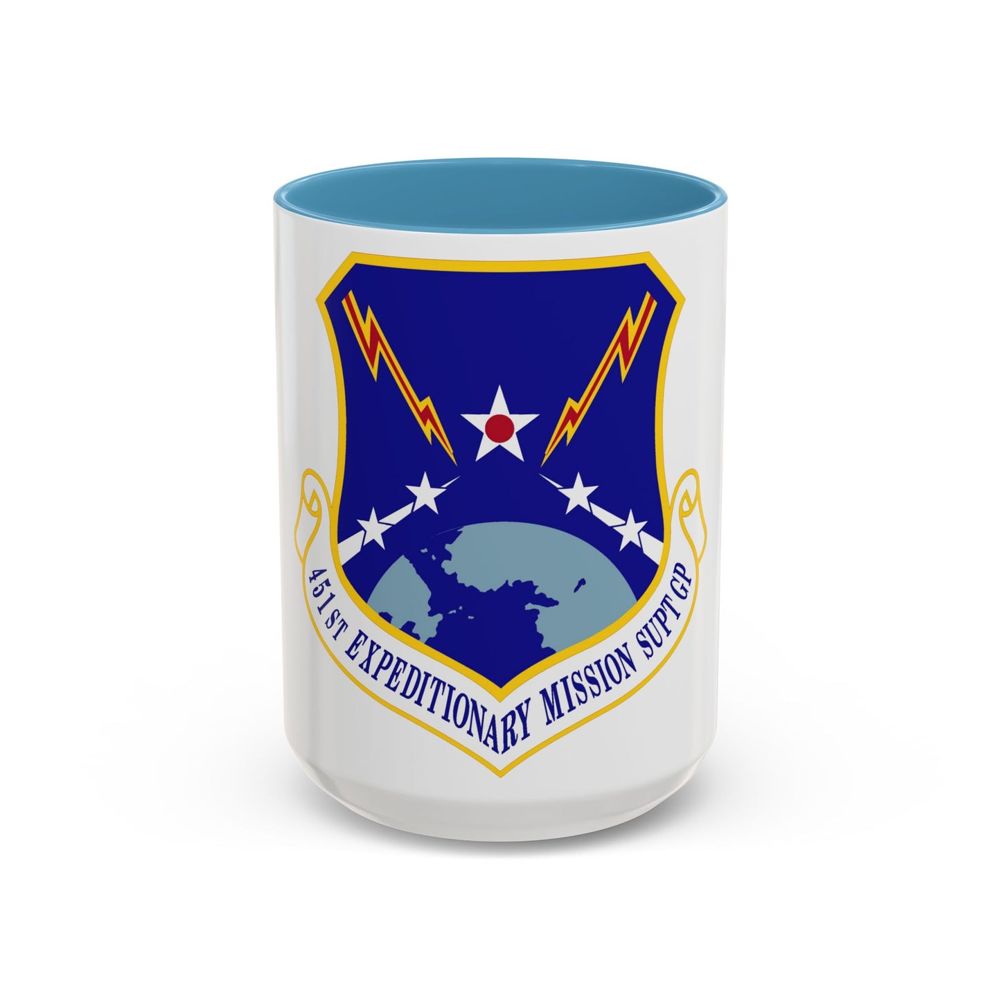 451st Expeditionary Mission Support Group (U.S. Air Force) Accent Coffee Mug