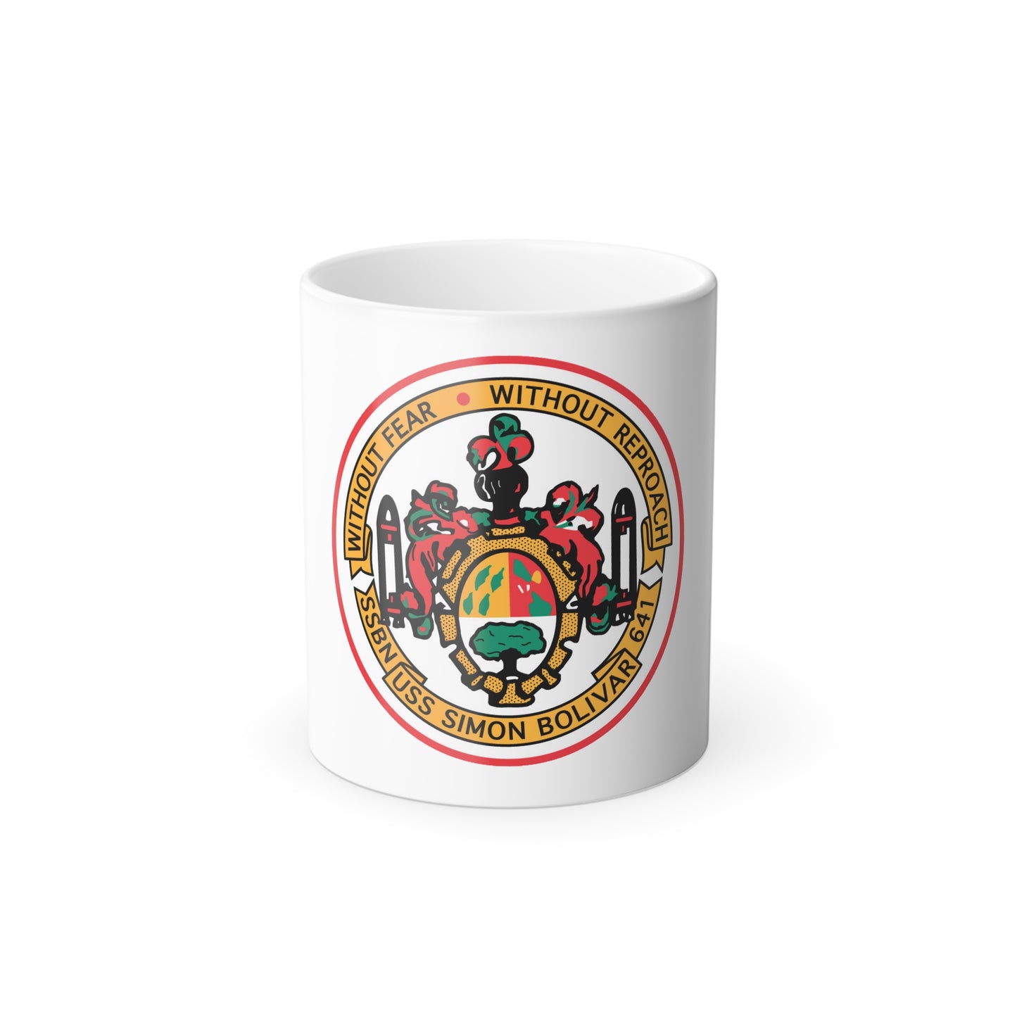 USS Simon Bolivar SSBN 641 (U.S. Navy) Color Changing Mug 11oz