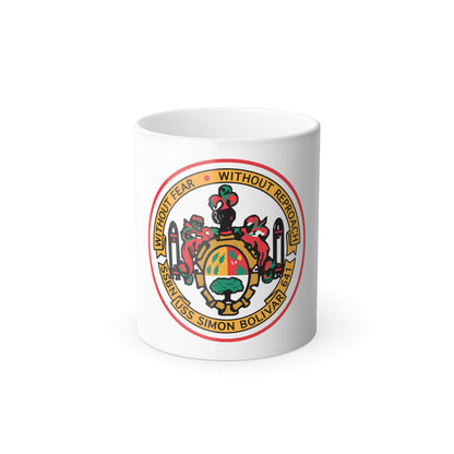 USS Simon Bolivar SSBN 641 (U.S. Navy) Color Changing Mug 11oz