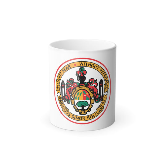 USS Simon Bolivar SSBN 641 (U.S. Navy) Color Changing Mug 11oz