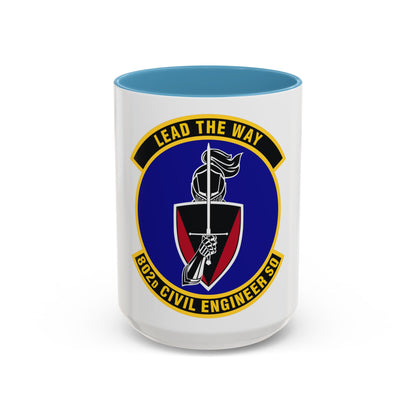 802d Civil Engineer Squadron (U.S. Air Force) Accent Coffee Mug