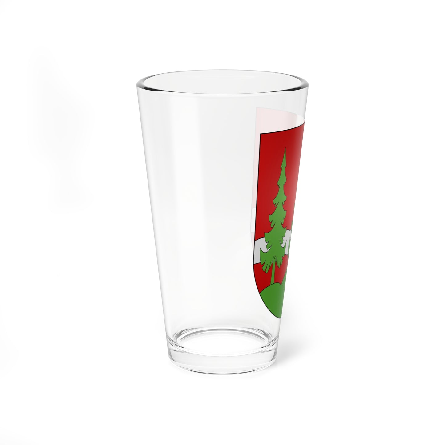 Vaulruz-coat of arms (Switzerland) (Coat of Arms) Pint Glass 16oz