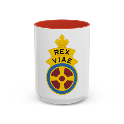 180 Transportation Battalion (U.S. Army) Accent Coffee Mug