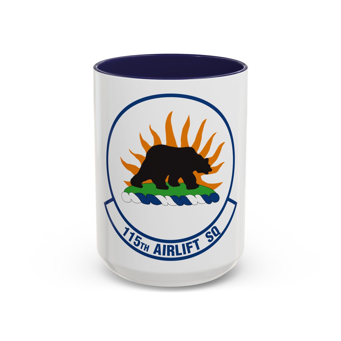 115 Airlift Squadron (U.S. Air Force) Accent Coffee Mug