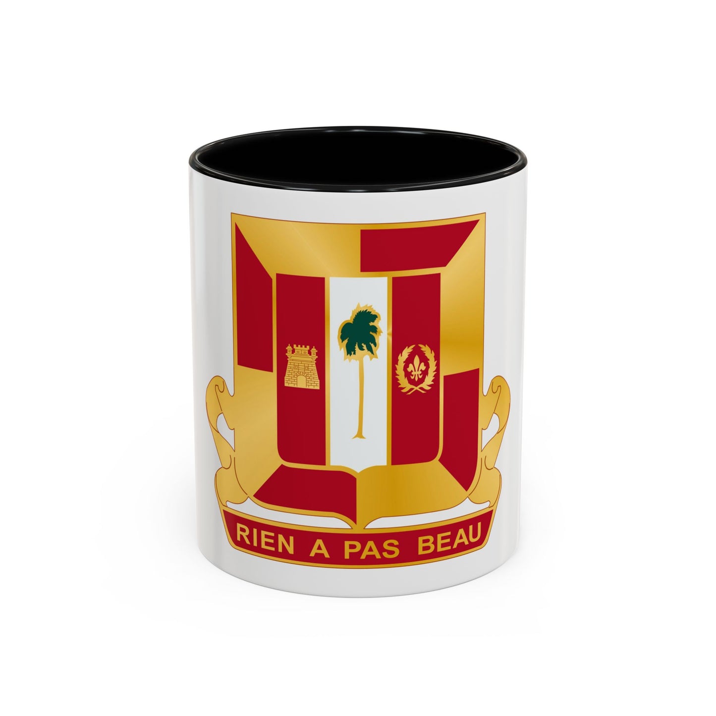 718th Antiaircraft Artillery Gun Battalion (U.S. Army) Accent Coffee Mug