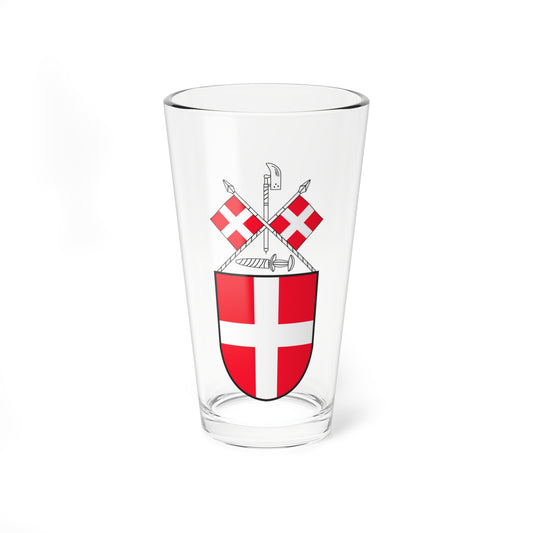 Early coat of arms of Switzerland (Switzerland) (Coat of Arms) Pint Glass 16oz