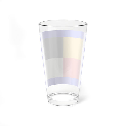 Atarashiki-mura flag (Japan) Pint Glass 16oz
