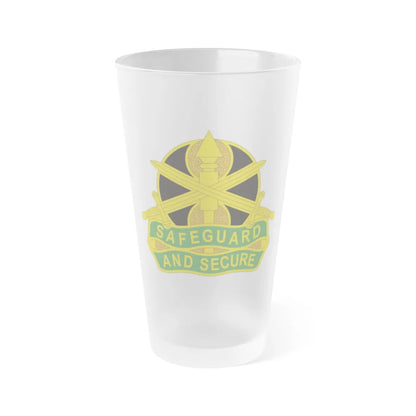 785 Military Police Battalion (U.S. Army) Frosted Pint Glass 16oz-Go Mug Yourself