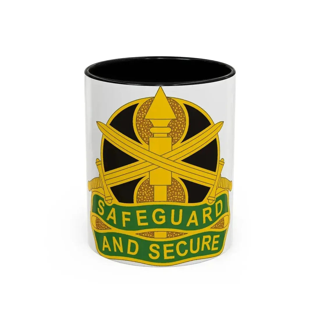 785 Military Police Battalion (U.S. Army) Accent Coffee Mug 11oz Black - Go Mug Yourself