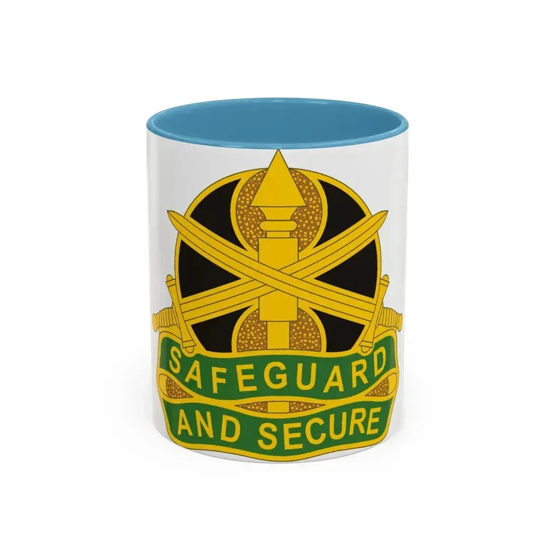 785 Military Police Battalion (U.S. Army) Accent Coffee Mug 11oz Light Blue - Go Mug Yourself