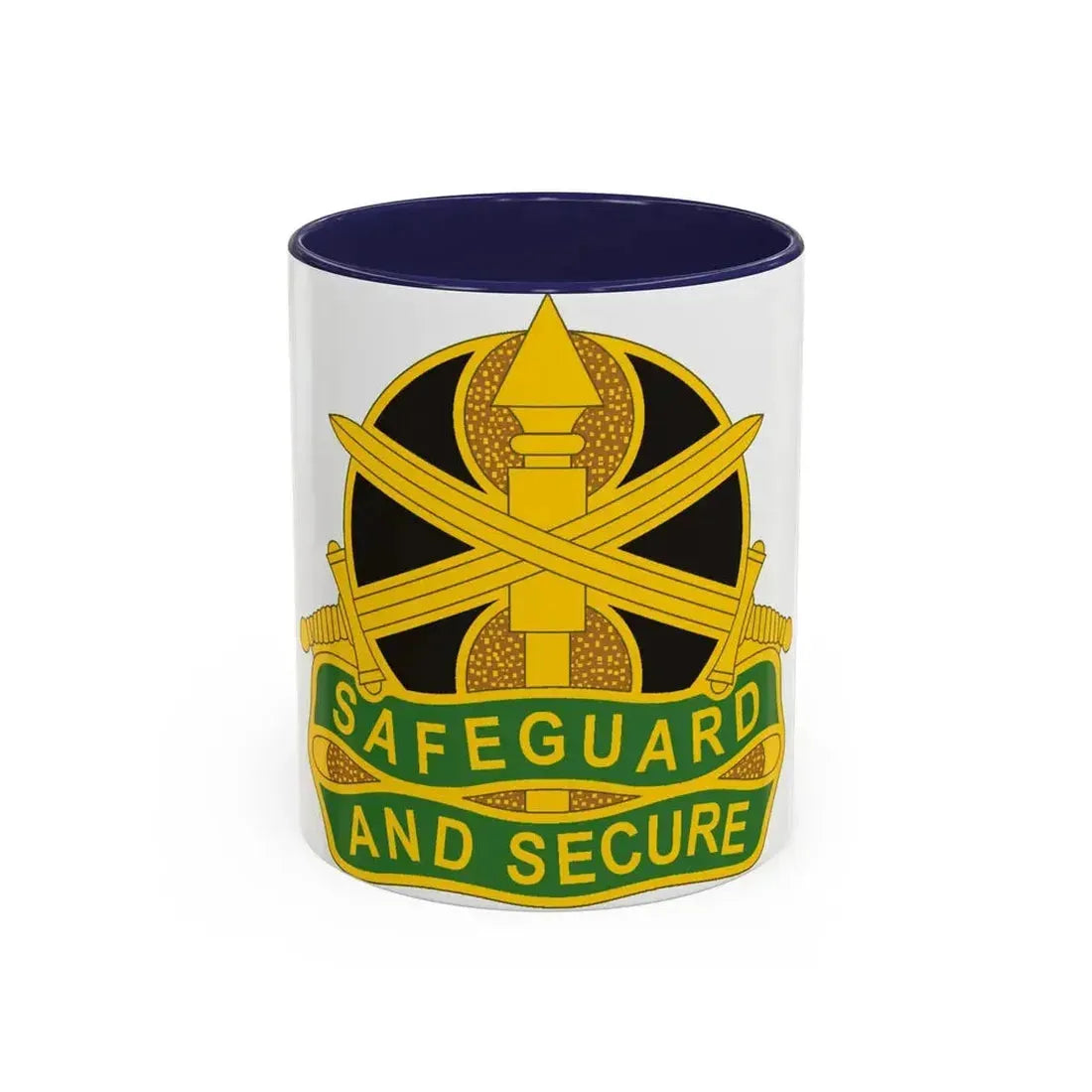 785 Military Police Battalion (U.S. Army) Accent Coffee Mug 11oz Navy - Go Mug Yourself