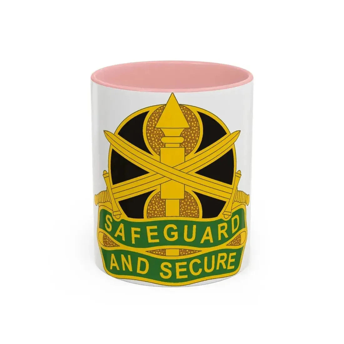 785 Military Police Battalion (U.S. Army) Accent Coffee Mug 11oz Pink - Go Mug Yourself
