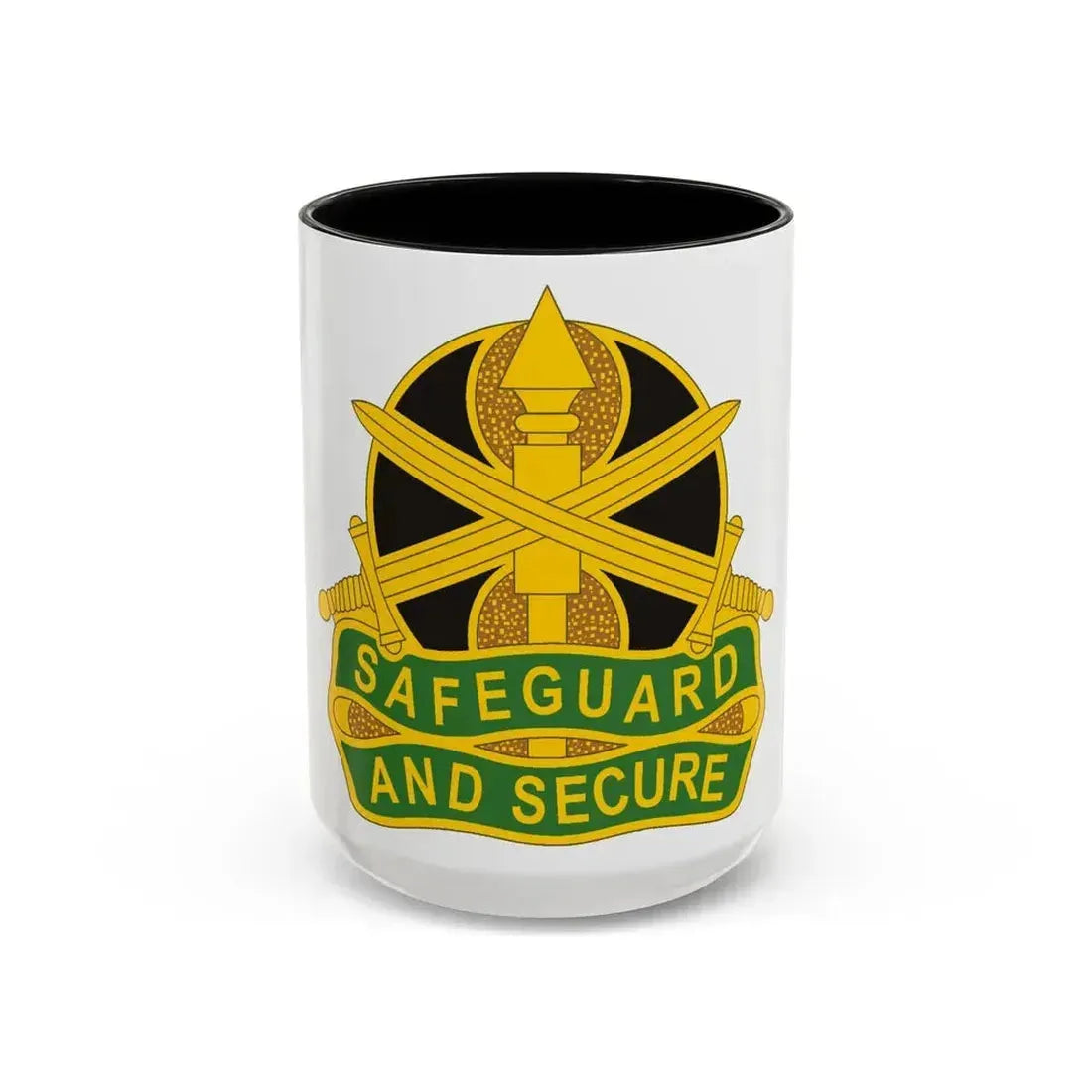 785 Military Police Battalion (U.S. Army) Accent Coffee Mug 15oz Black - Go Mug Yourself