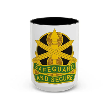 785 Military Police Battalion (U.S. Army) Accent Coffee Mug 15oz Black - Go Mug Yourself