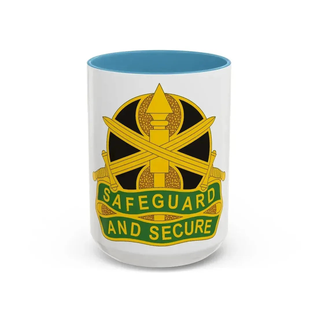 785 Military Police Battalion (U.S. Army) Accent Coffee Mug 15oz Light Blue - Go Mug Yourself