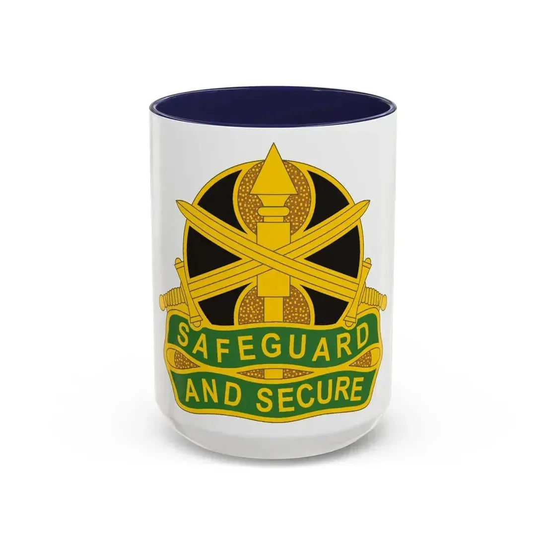 785 Military Police Battalion (U.S. Army) Accent Coffee Mug 15oz Navy - Go Mug Yourself