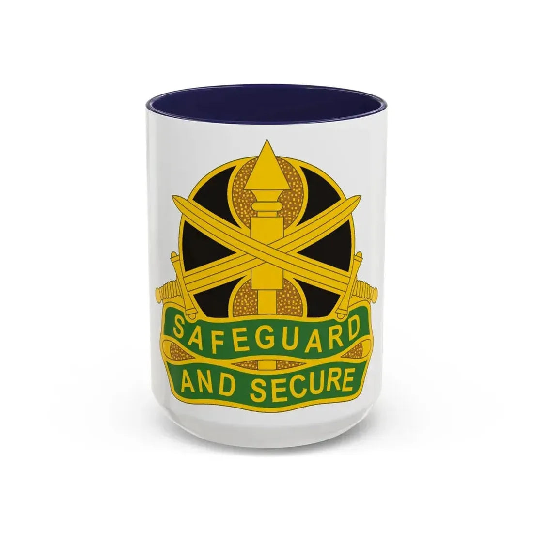 785 Military Police Battalion (U.S. Army) Accent Coffee Mug 15oz Navy - Go Mug Yourself