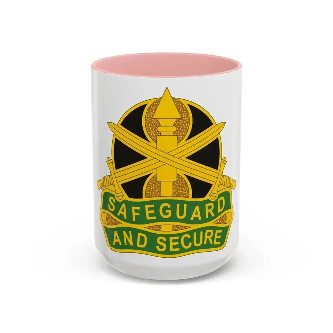 785 Military Police Battalion (U.S. Army) Accent Coffee Mug 15oz Pink - Go Mug Yourself