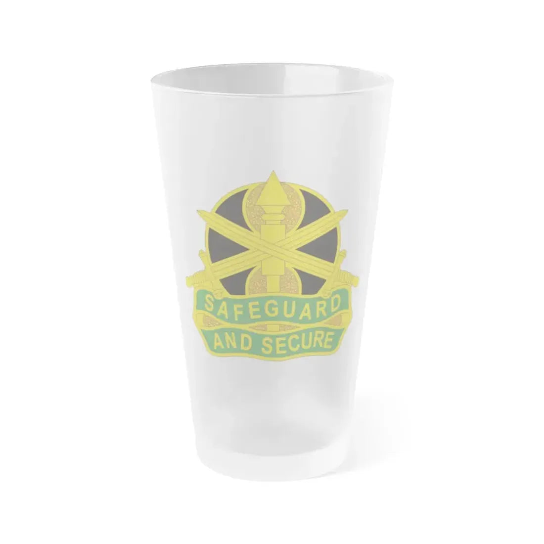 785 Military Police Battalion (U.S. Army) Frosted Pint Glass 16oz Default Title - Go Mug Yourself