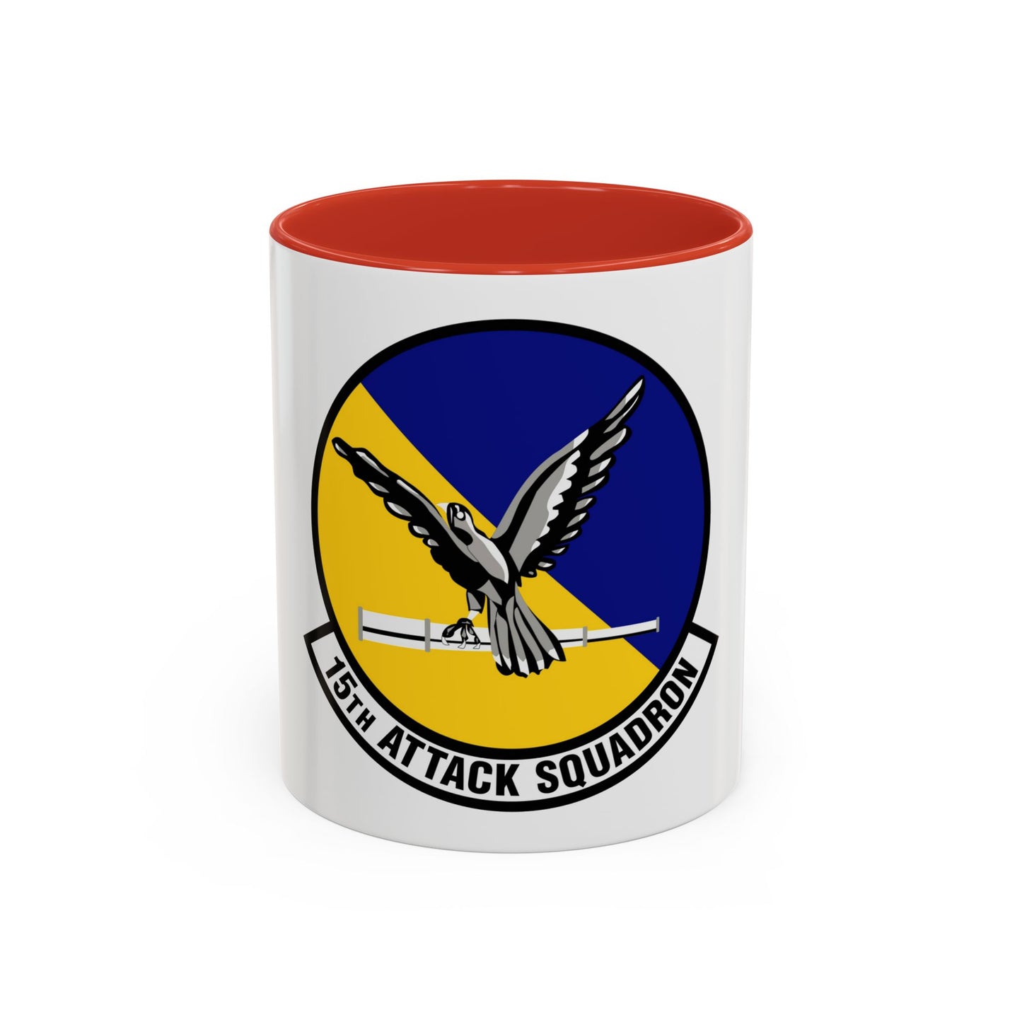 15th Attack Squadron Emblem (U.S. Air Force) Accent Coffee Mug