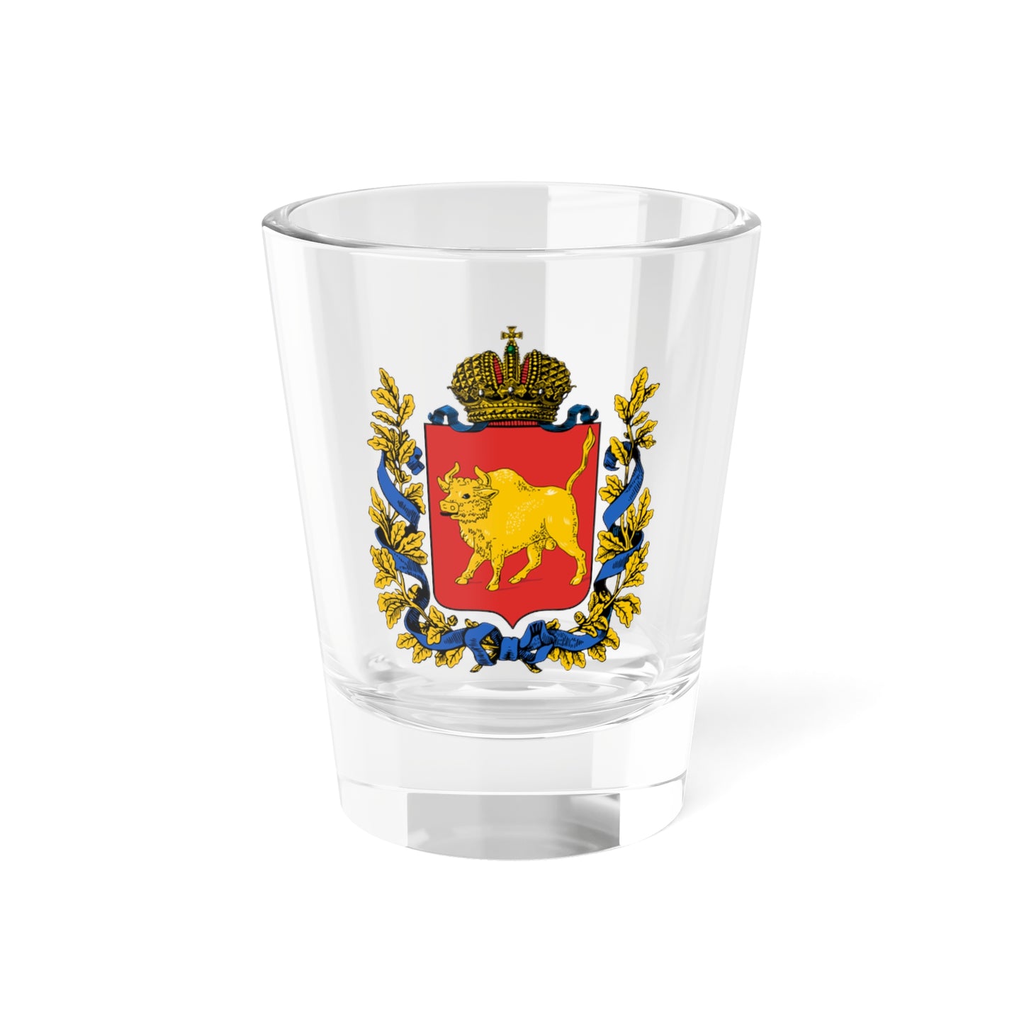 Coat of arms of Grodno Governorate 1878 (Russia) (Coat of Arms) Shot Glass 1.5oz
