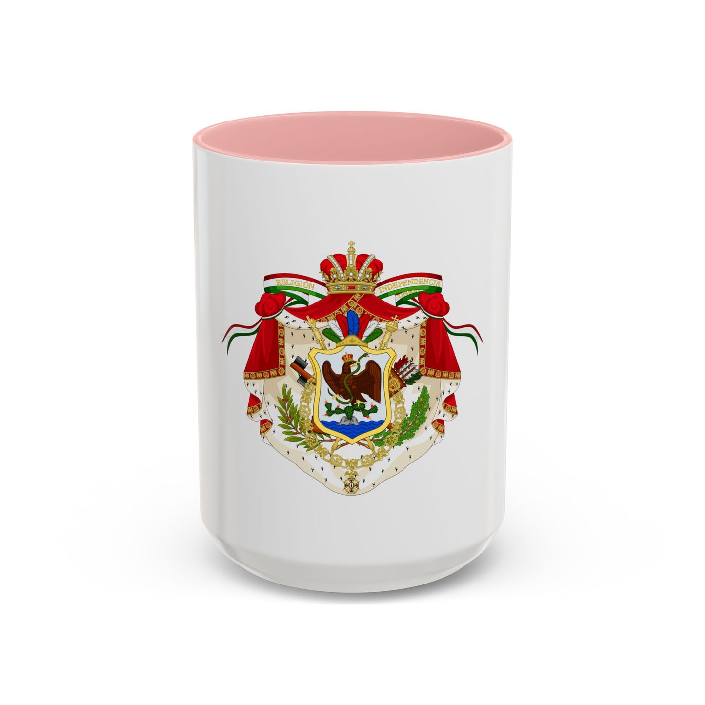 Coat of Arms of the First Mexican Empire - Accent Coffee Mug