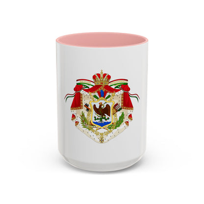 Coat of Arms of the First Mexican Empire - Accent Coffee Mug