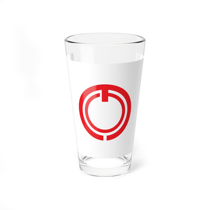 Flag of Shimosuwa Nagano (Japan) Pint Glass 16oz