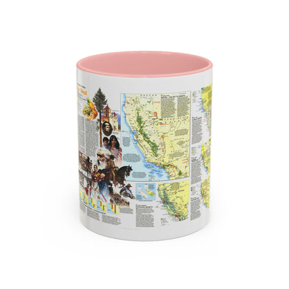 USA - Far West 2 (1984) (Map) Accent Coffee Mug