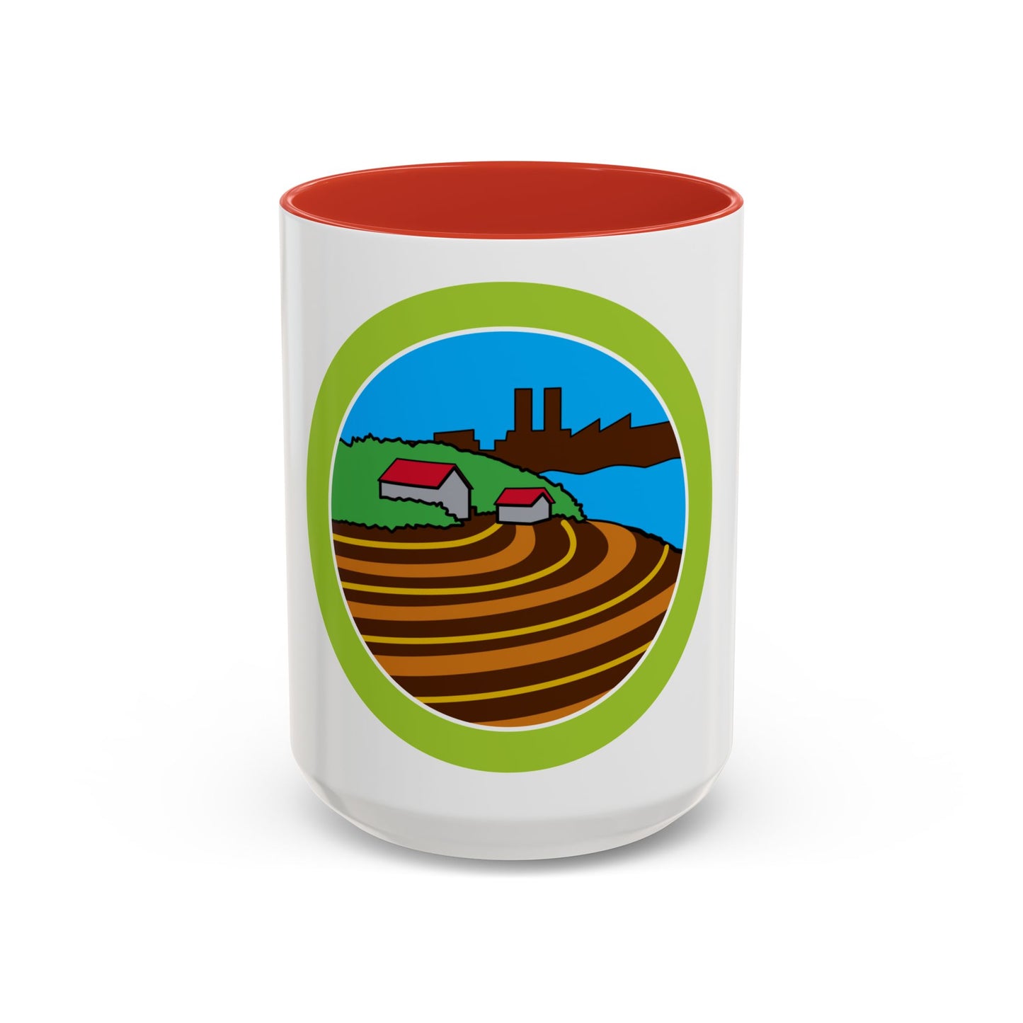 Soil Water Conservation (Boy Scout Merit Badge) Accent Coffee Mug