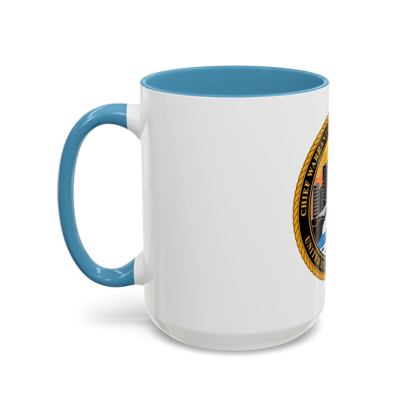 USCG CWO Assoc Surfer (U.S. Coast Guard) Accent Coffee Mug