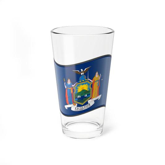Nuvola New York flag 2020 (United States) Pint Glass 16oz