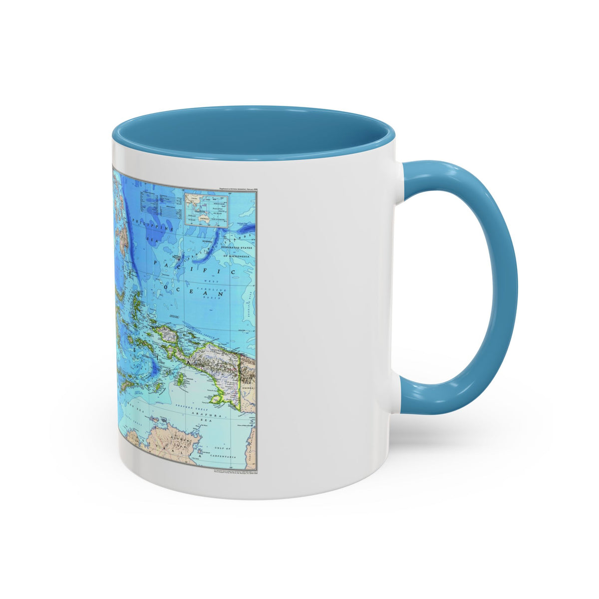 Indonesia 1 (1996) (Map) Accent Coffee Mug