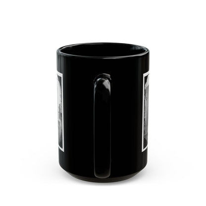 James River, Va. Officers Of The U.S.S. Monitor Grouped By The Turret (U.S. Civil War) Black Coffee Mug