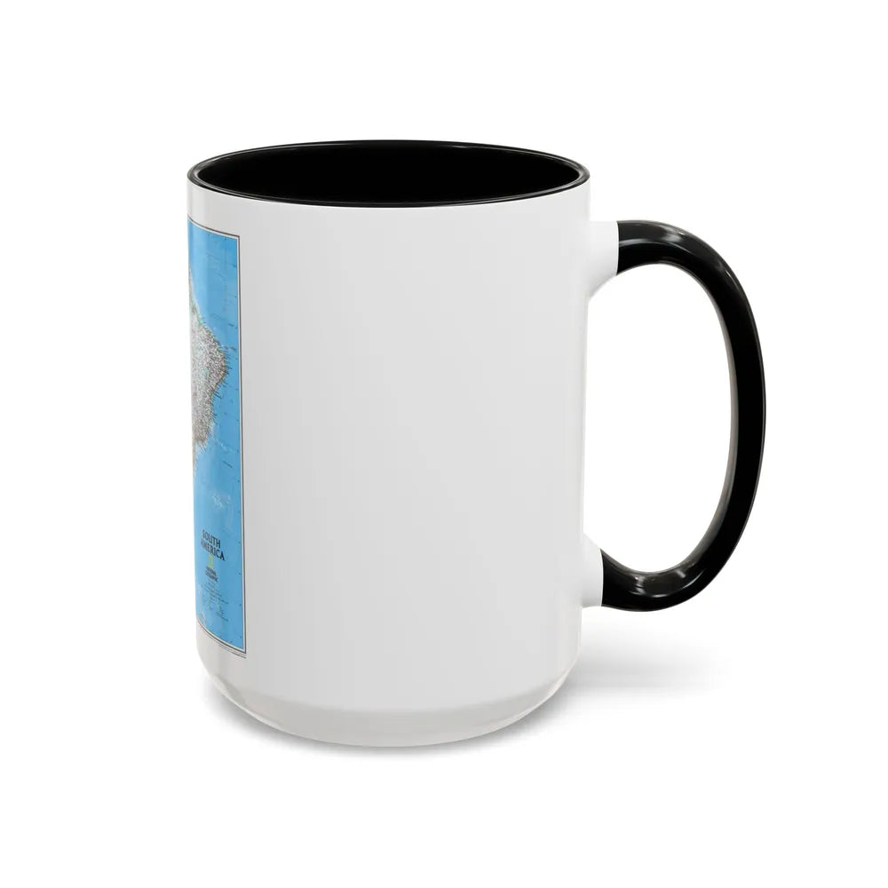 South America (2007) (Map) Accent Coffee Mug-Go Mug Yourself