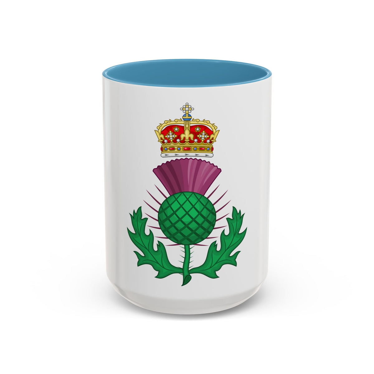 Thistle Royal Badge of Scotland - Accent Coffee Mug