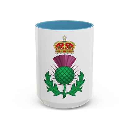 Thistle Royal Badge of Scotland - Accent Coffee Mug