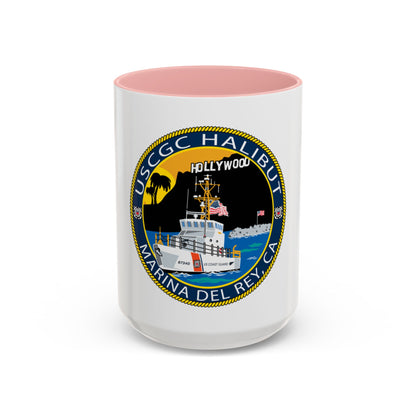 USCG Halibut Marina Del Ray CA (U.S. Coast Guard) Accent Coffee Mug