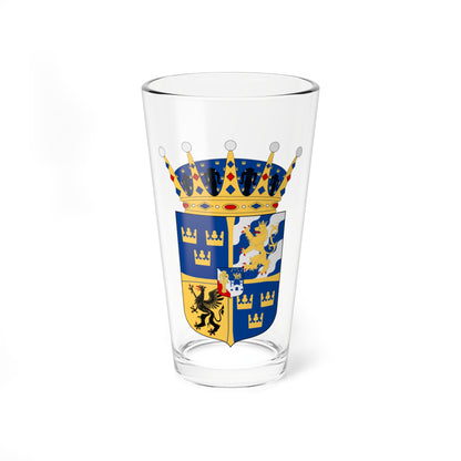 Prins Alexander vapen (Sweden) (Coat of Arms) Pint Glass 16oz