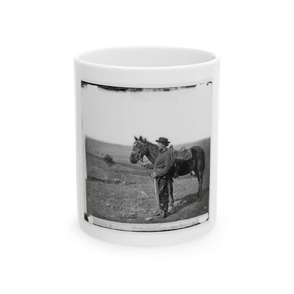 Antietam, Md. A Cavalry Orderly (U.S. Civil War) White Coffee Mug