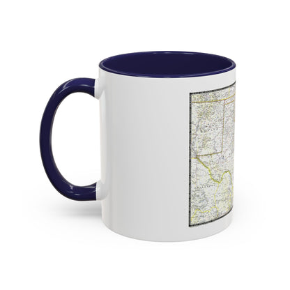 USA - South Central (1947) (Map) Accent Coffee Mug
