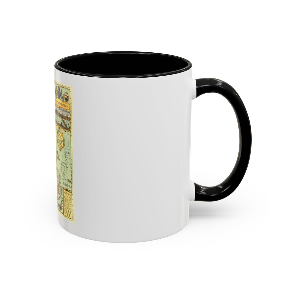 Great Britain - Shakespeare's (1964) (Map) Accent Coffee Mug