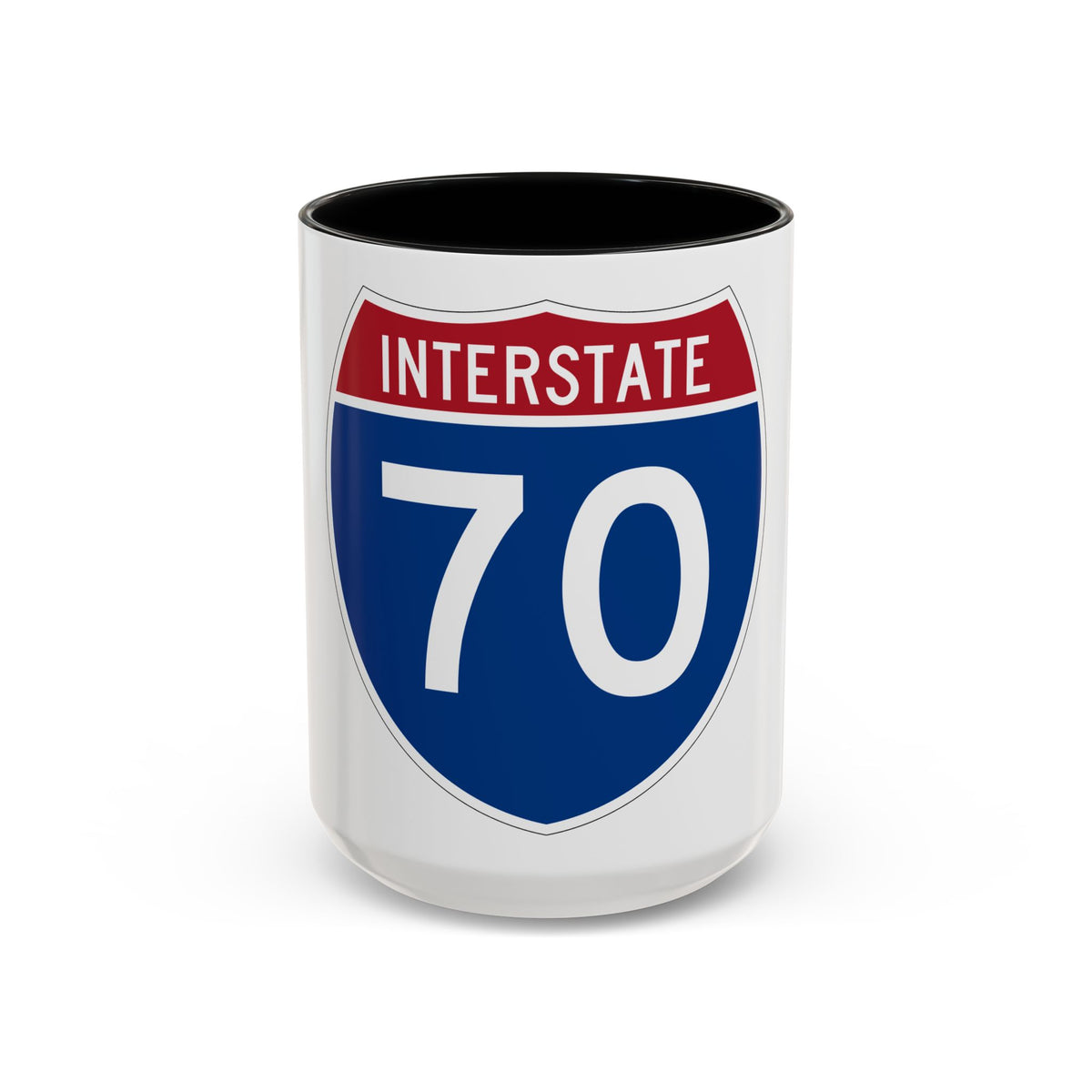 Interstate 70 (U.S. Highways) Accent Coffee Mug