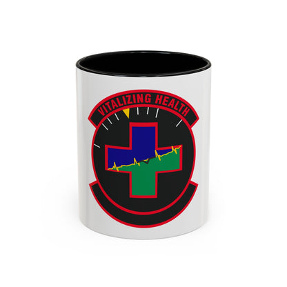 628 Healthcare Operations Squadron AMC (U.S. Air Force) Accent Coffee Mug
