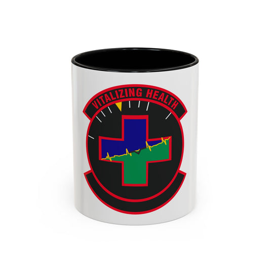 628 Healthcare Operations Squadron AMC (U.S. Air Force) Accent Coffee Mug