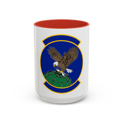 100 Aircraft Maintenance Squadron USAFE (U.S. Air Force) Accent Coffee Mug