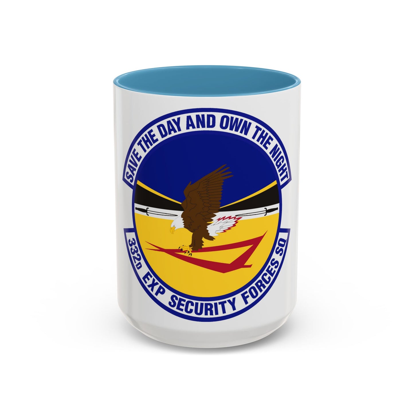 332d Expeditionary Security Forces Squadron (U.S. Air Force) Accent Coffee Mug